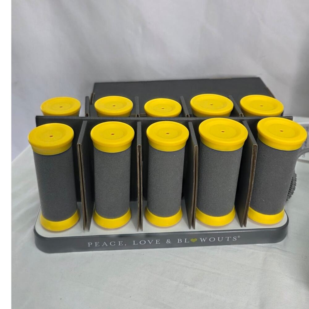 Drybar The Roller Club Hot Rollers 10 Ceramic Rollers 2 Sizes Clips Open Box - Picture 2 of 15
